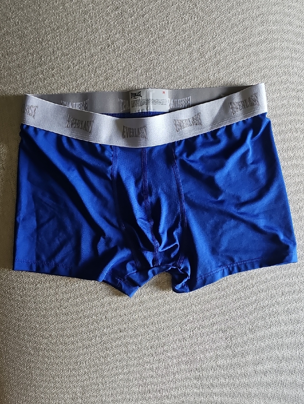 Everlast Royal Blue Men's Performance Boxer Briefs with Gray Waistband